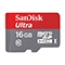 کارت حافظه microSDHC سن دیسک مدل Ultra کلاس 10 استاندارد UHS-I سرعت 80MBps  ظرفیت 16 گیگابایت